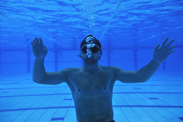 Image showing swimming pool underwater 
