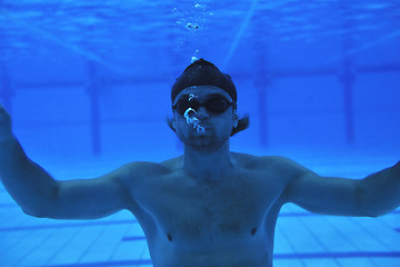 Image showing swimming pool underwater 