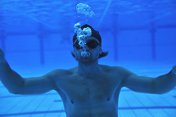 Image showing swimming pool underwater 