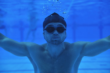 Image showing swimming pool underwater 