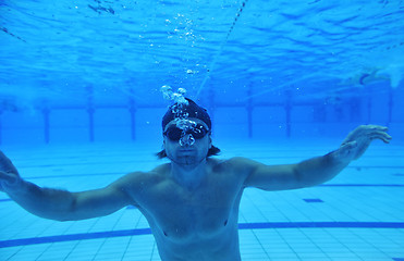 Image showing swimming pool underwater 