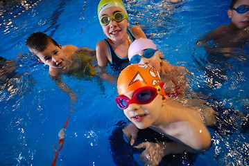 Image showing .happy swimmers