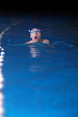 Image showing .boy in swimming pool