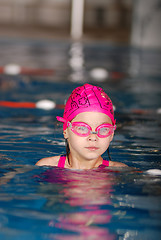 Image showing .girl in swimming pool