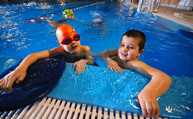 Image showing .happy swimmers