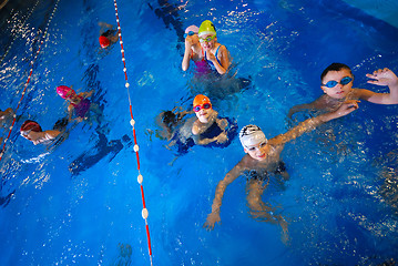 Image showing .happy swimmers