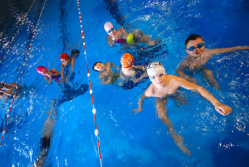 Image showing .happy swimmers