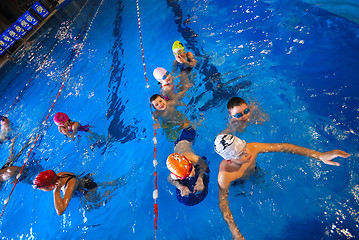 Image showing .happy swimmers