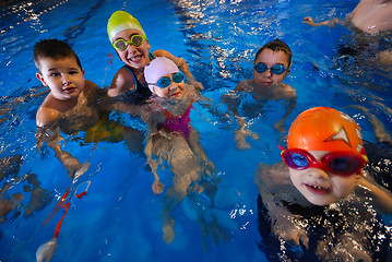 Image showing .happy swimmers