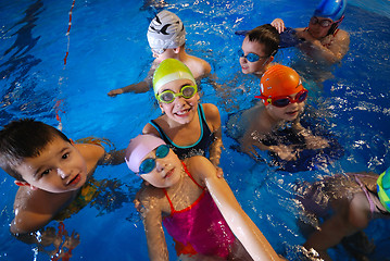 Image showing .happy swimmers