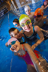 Image showing .happy swimmers