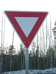 Image showing Trafic sign