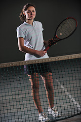 Image showing tennis girl