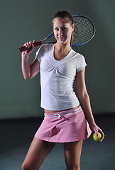 Image showing tennis girl