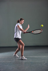 Image showing tennis girl