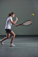 Image showing tennis girl