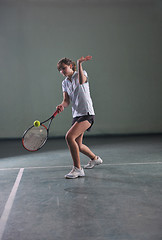 Image showing tennis girl