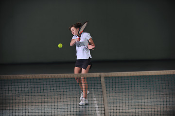 Image showing tennis girl