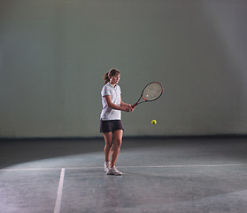 Image showing tennis girl