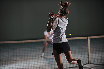 Image showing tennis game