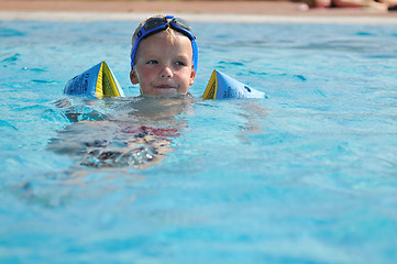 Image showing swimming pool fun