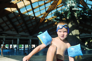 Image showing swimming pool fun