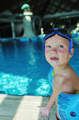 Image showing swimming pool fun