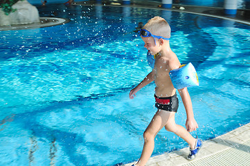 Image showing swimming pool fun