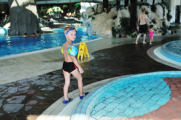 Image showing swimming pool fun