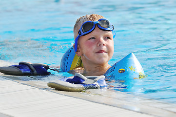 Image showing swimming pool fun