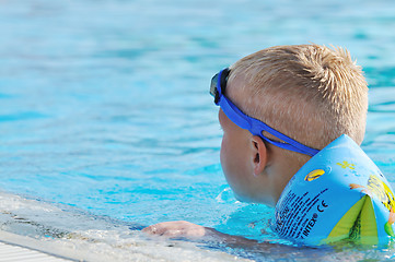 Image showing swimming pool fun