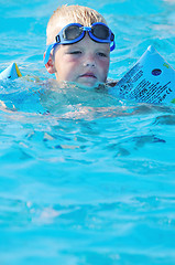 Image showing swimming pool fun