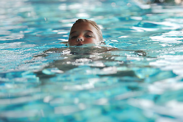 Image showing swimming pool fun