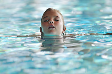 Image showing swimming pool fun