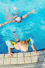 Image showing swimming pool fun