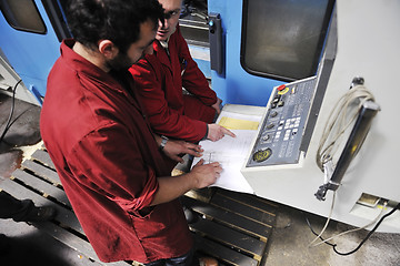 Image showing workers people in factory