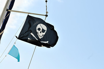 Image showing Pirate flag 