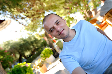 Image showing Handsome young man smiling