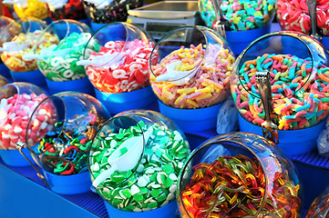 Image showing Sweet colorful candy