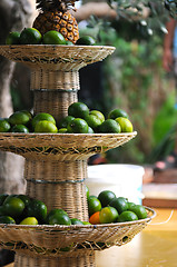 Image showing Lemon  decoration on table