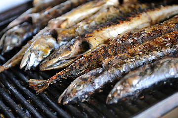 Image showing fish grill