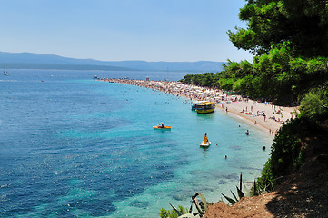 Image showing people relaxing on beach