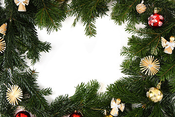 Image showing christmas frame 