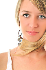 Image showing blonde woman hairstyle