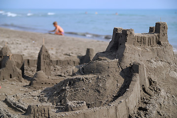 Image showing sandcastle