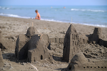 Image showing sandcastle