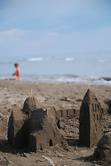 Image showing sandcastle