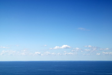 Image showing cloudy sky and sea