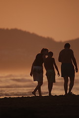 Image showing young family on vacation