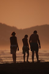 Image showing young family on vacation